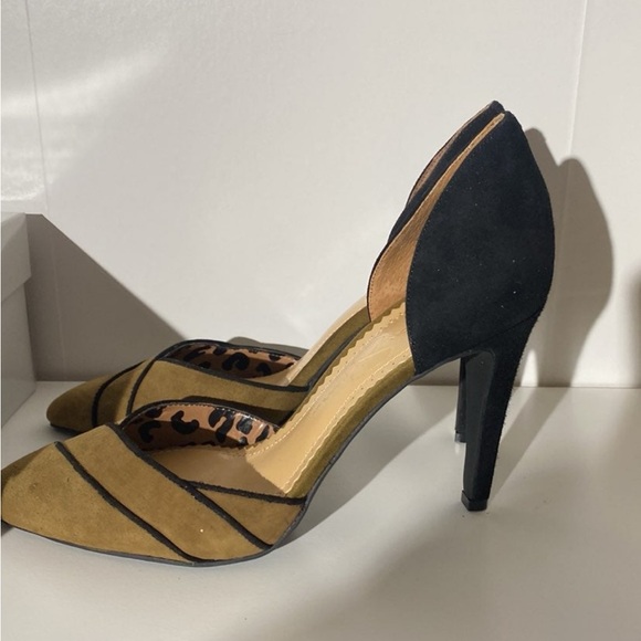 Jessica Simpson Seville D’Orsay Suede Pumps In Bronze - Picture 6 of 14